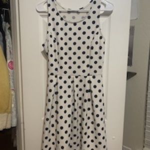Ezra classy polka dot vintage dress